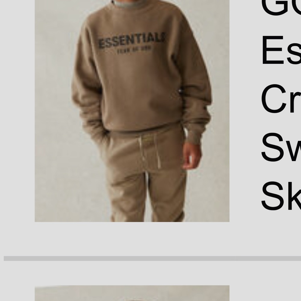 Essentials Fear of God Crewneck Sweater